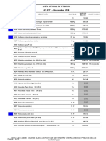 Lista Oficial de Precios de La Construcción - Noviembre 2019