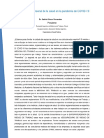 Cuidado Del Personal de La Salud en La P PDF