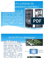 El Cpu (Unidad de Procesamiento Central)