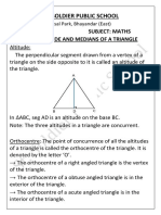 Ls. 4 Altitudes and Medians Std.8