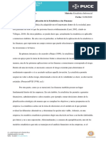 Estadística Aplicada en Las Finanzas Leslie Hernández