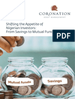 Shifting The Savings Appetite of Nigerian Investors