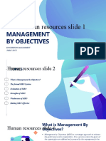 Management by Objectives