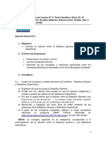 Guía Lectura Saber Texto Camilloni (Eje 1)