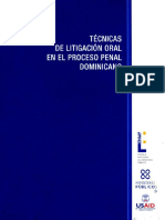 Tecnicas de Litigacion Oral de Rafael Blanco.