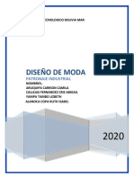 Informe Diseño de Moda