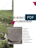 Felix Romuliana Gamzigrad Ed I Popovic B