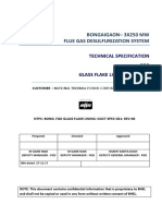 Bongaigaon - 3X250 MW Flue Gas Desulfurization System: Technical Specification FOR Glass Flake Lining For Duct