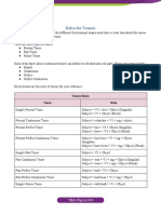 Rulesfor Tenses