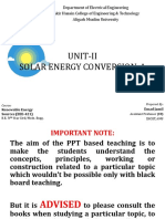 Unit-Ii Solar Energy Conversion-A