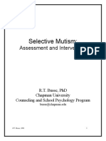 Selective Mutism:: Assessment and Intervention