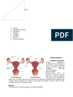 Ectopic Pregnancy Definition of Disorder