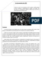 11 de Novembro de 1975 - Trabalho de Grupo