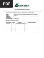It Guía para La Elaboración Del Plan de Acción y Corrección PDF