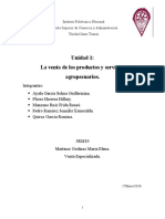 UNIDAD 1 - La Venta de Los Productos y Servicios Agropecuarios