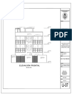 Plano de Elevación Frontal