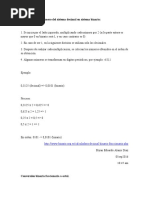 Transformar Un Número Del Sistema Decimal en Sistema Binario