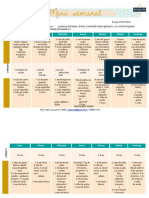 Plan de Alimentación Semanal