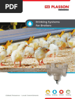 Drinking Systems For Broilers: Climate Housing Drinking Feeding