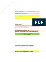 Ejercicio de Calculo de Horas Extras y Formulas