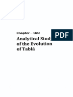 Analytical Study of The Evolution of Tabla PDF