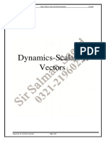 3.1 Dynamics (Scalars and Vectors, Pressure)