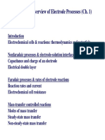 Iintroduction & Overview of Electrode Processes (Ch. 1)