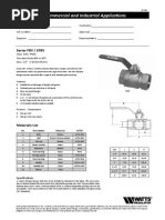 FBV-EFBV - Ball Valve