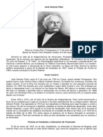 Biografía de José Antonio Páez