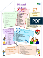 Discussion Text Openers Word
