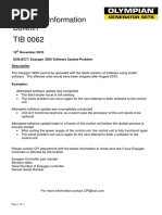 Olympian Technical Information Bulletin TIB 0062