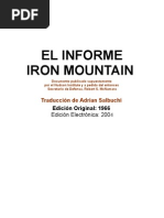 El Informe Iron Mountain