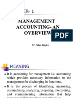 Chapter-1: Management Accounting - An