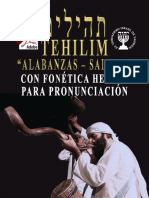 TEHILIM תהילים ALABANZAS SALMOS CON FONÉTICA HEBREA PARA PRONUNCIACIÓN