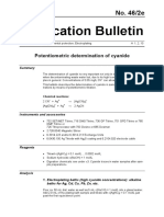 Potentiometric Determination of Cyanide 692960 - AB-046 - 2 - EN