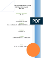 Preguntas de Enfermeria Escolar