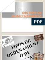 Tipos de Ordenamiento de Materiales