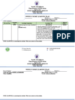 Department of Education: 2weekly Home Learning Plan