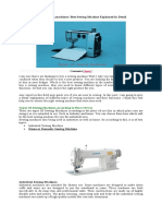 Different Types of Sewing Machines