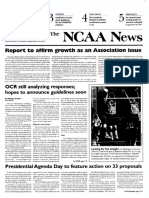 The Ncaa News: To Affirm Growth As An Association Issue