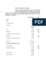 Net Asset Acquisition - Journal Entries: Carrying Value Fair Value Assets