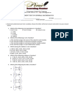 Assessment Grade 11 Math