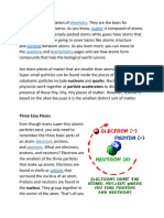 Chemistry Matter: Atoms Are The Foundation of