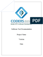 Software Test Documentation IEEE 829