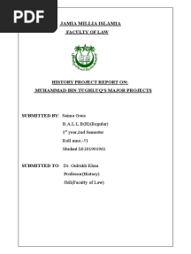 Saima Gous History Project PDF