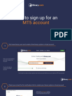 How To Sign Up For An: MT5 Account