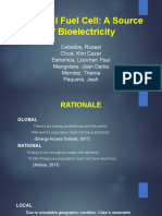 Microbial Fuel Cell: A Source of Bioelectricity