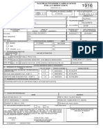 Application Form BIR 1916