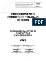 Procedimiento Escrito de Trabajo Seguro