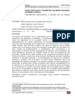 Dialnet LaIntervencionDelPsicologoATravesDeLasRedesSociale 7244453 PDF